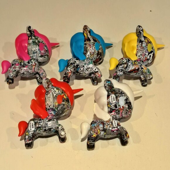 Tokidoki Manga Mania Unicornos Set of 5 - Picture 1 of 1